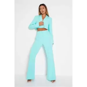 I Saw It First Blue Wide Leg Trouser Co-Ord - Blue