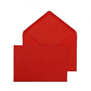 Image of Purely Invitation Coloured Envelopes C5 Gummed 162 x 229mm Plain 100 gsm Red Pack of 500