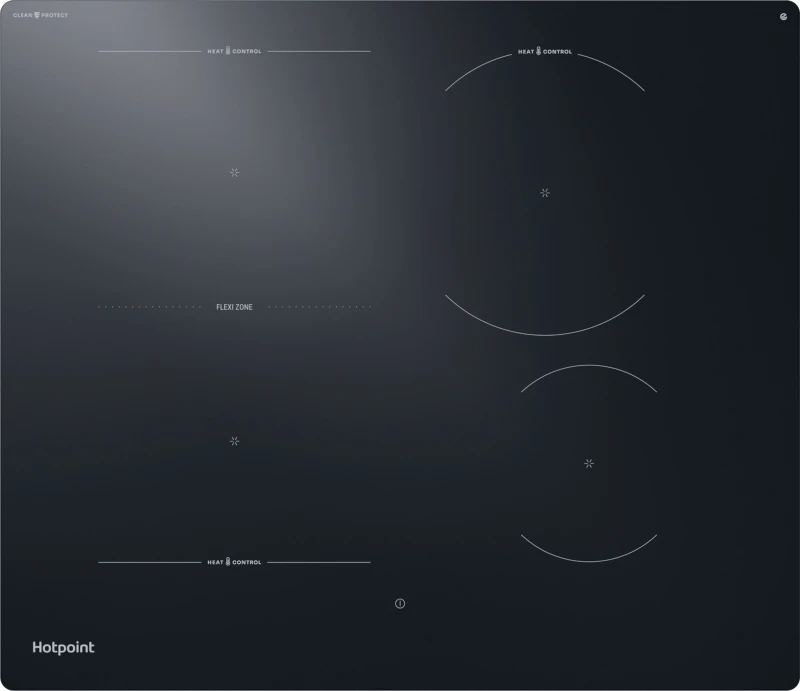 Image of Hotpoint HTX6014DCF 59cm Induction Hob - Black
