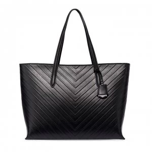 image of Karen Millen Ashbury Tote Bag - BLACK001