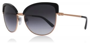 image of Bvlgari 6082 Sunglasses Black / Gold 376-8G