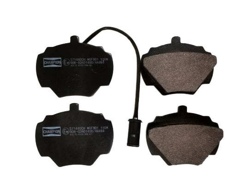 Image of CHAMPION 571440CH Brake pad set incl. wear warning contact Brake Pad Set,disc brake (402)