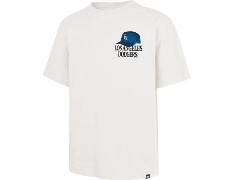 Image of '47 Brand Mlb Los Angeles Dodgers In The Paper Foundation T-Shirt Sandstone L