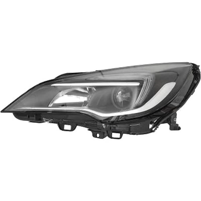 Image of DIEDERICHS 1808081 Headlights Priority Parts H7/H1, Left, without bulbs Headlight (259)