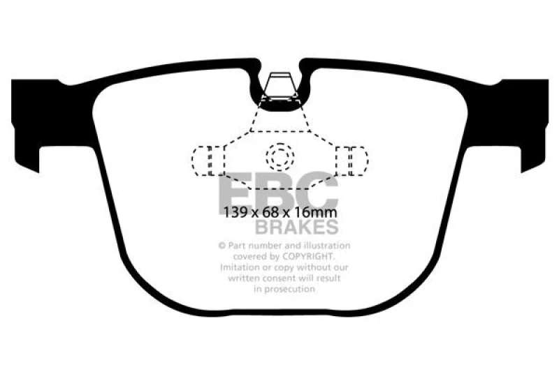 Image of EBC Brakes Brake pad set EBC Brakes DP41451R