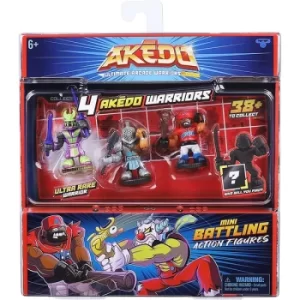 Image of Akedo Ultimate Arcade Warrior Collector Pack Mini Figures (Wave 4)