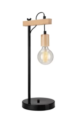 image of Leon Industrial Table Lamp Natural, 1x E27