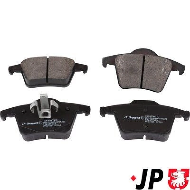 Image of JP GROUP Brake pad set JP GROUP 4963700310