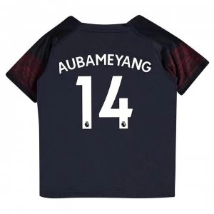 Puma Arsenal Pierre Emerick Aubameyang Away Shirt 2018 2019 Junior - Navy/Red