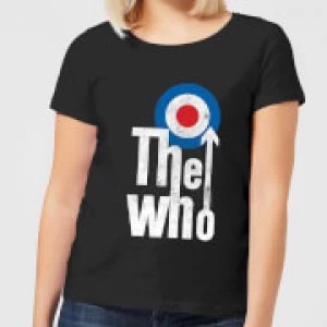 Image of The Who Target Logo Womens T-Shirt - Black