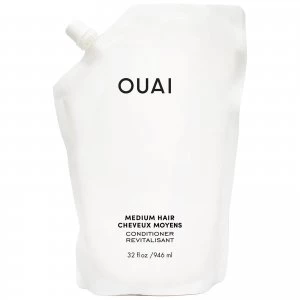 image of OUAI Medium Hair Conditioner Refill 946ml