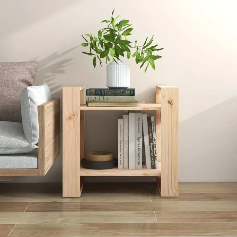 Image of VIDAXL Vidaxl - Book Cabinet/Room Divider 60x35x57cm Solid Wood Pine 8720286905128