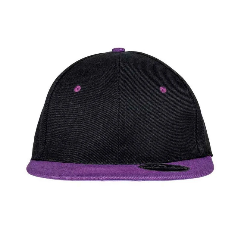 Image of Result Result Men Original Bronx Flat Snapback Cap in Black One Size Male 5063693917579