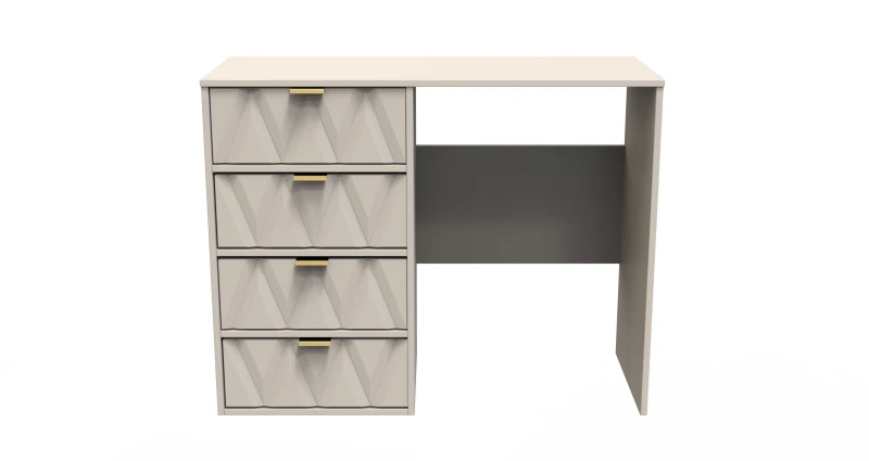 Image of Ready Assembled 2 U Dallas 4 Drawer Vanity (Ready Assembled) Stone