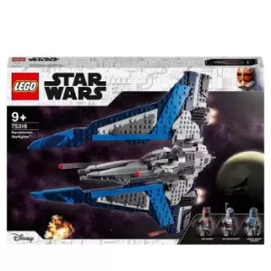 image of LEGO Star Wars Mandalorian Starfighter Building Toy (75316)