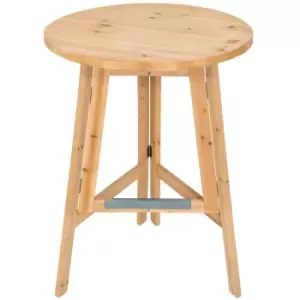 Image of Tectake Bar Table Made Of Solid Wood