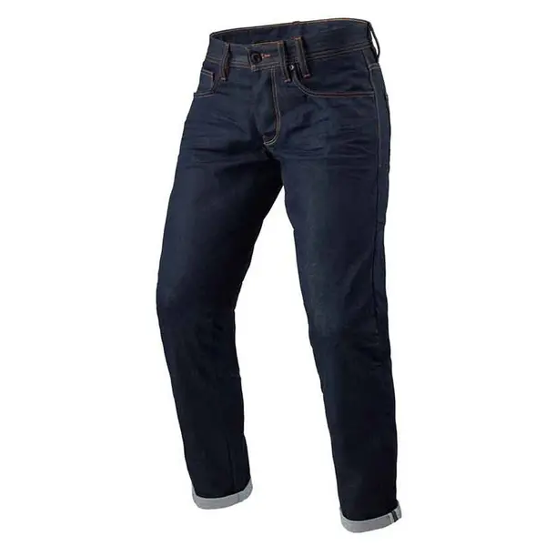 Image of REV'IT! Jeans Lewis Selvedge TF Dark Blue L36 Motorcycle Pants Size L36/W30