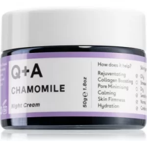 Image of Q+A Chamomile Soothing Night Cream With Chamomile 50 g