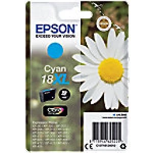 Image of Epson Daisy 18XL Cyan Ink Cartridge