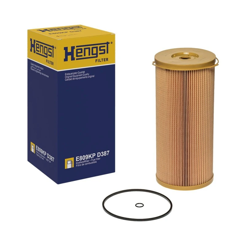 Image of HENGST FILTER E809KP D387 Fuel Filter with gaskets/seals Fuel filter (9)