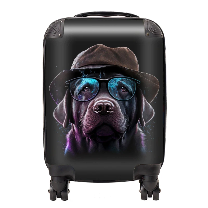 Image of Warren Reed Designer Labrador Retriever Dog Splashart Suitcase - Small