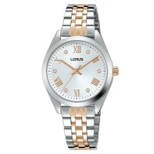 Image of Lorus RG255SX9 Ladies Polished Silver Case & Titanium Bracelet Dress Watch