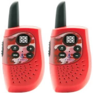 image of Cobra HM230 'Hero Series' Kids Compact Walkie Talkie with 3km Range and Power Saving Function - Red