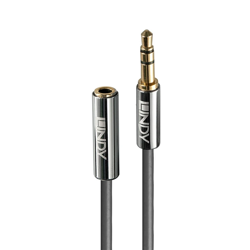 Image of Lindy 1m 3.5mm Extension Audio Cable. Cromo Line