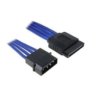 Image of BitFenix Alchemy Molex to SATA Adapter 45cm - sleeved blue/black