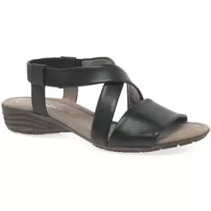 image of Gabor Ensign Womens Casual Sandals womens Sandals in Black,4.5,5,5.5,6,6.5,7,7.5,8,9