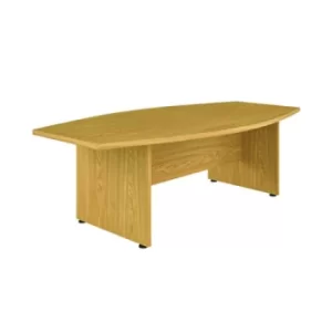 Image of Avior Executive Boardroom Meeting Table 2400mm Grey Oak KF821915