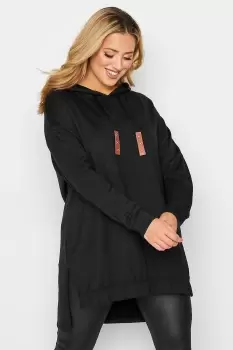 Image of Embellished Tie Hoodie
