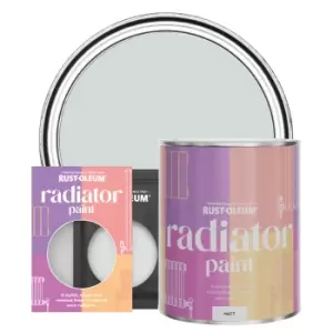 Image of Rust-Oleum Radiator Paint, Matt Finish - Dove - 750ml
