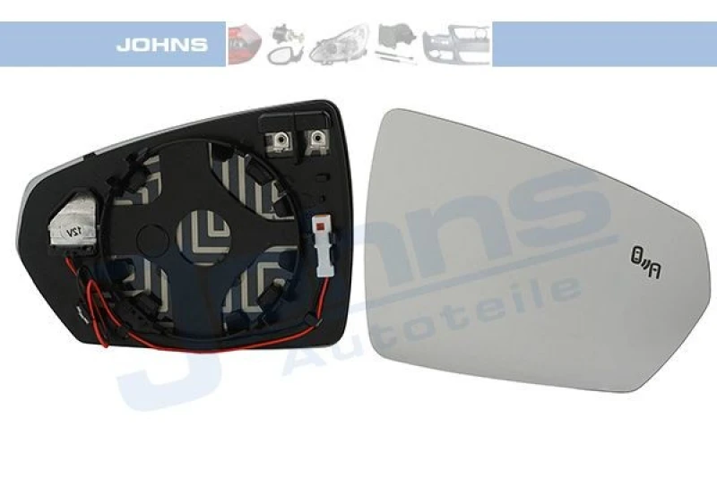 Image of Wing mirror glass JOHNS 95 28 38-83