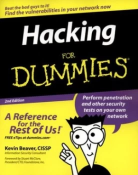 Image of Hacking for Dummies by Kevin Beaver Paperback