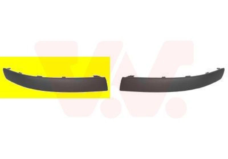 Image of VAN WEZEL Bumper cover VAN WEZEL 5837584