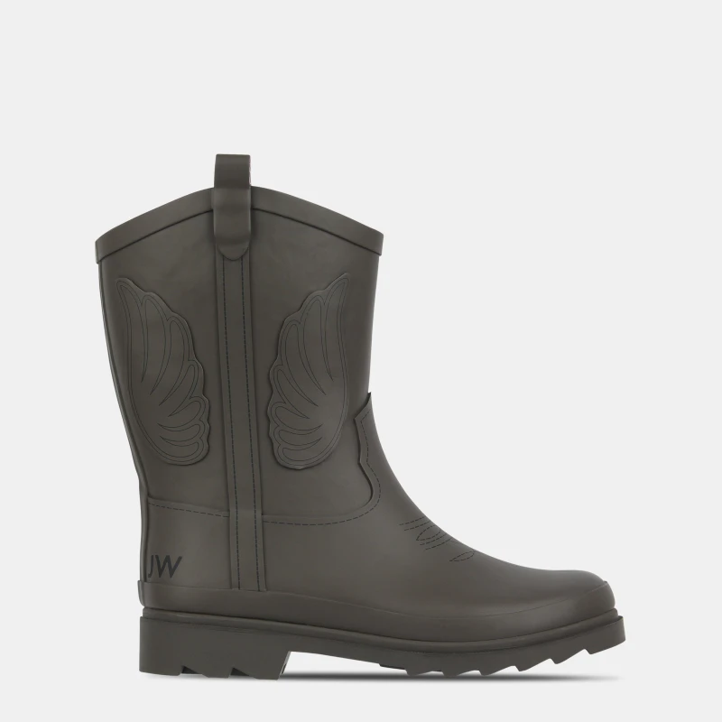 Image of Jack Wills Womens Cowboy Waterproof Wellingtons Dark Brown female 4 (37)