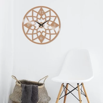 Metal Wall Clock 19 - Copper Copper Decorative Metal Wall Clock