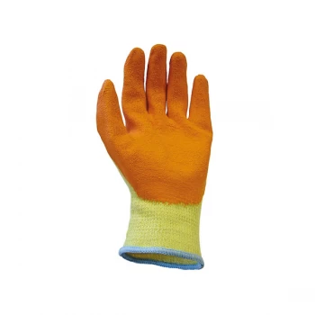 image of Scan SCAGLOKSM Knitshell Latex Palm Gloves - M (Size 8)