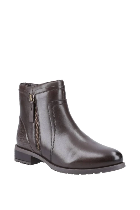 Image of Hush Puppies Womens Scarlett Ankle Boot in Brown Size: 3 Brown Female 3