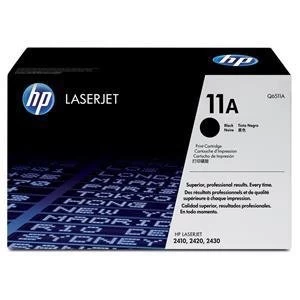 Image of HP 11A Black Laser Toner Ink Cartridge