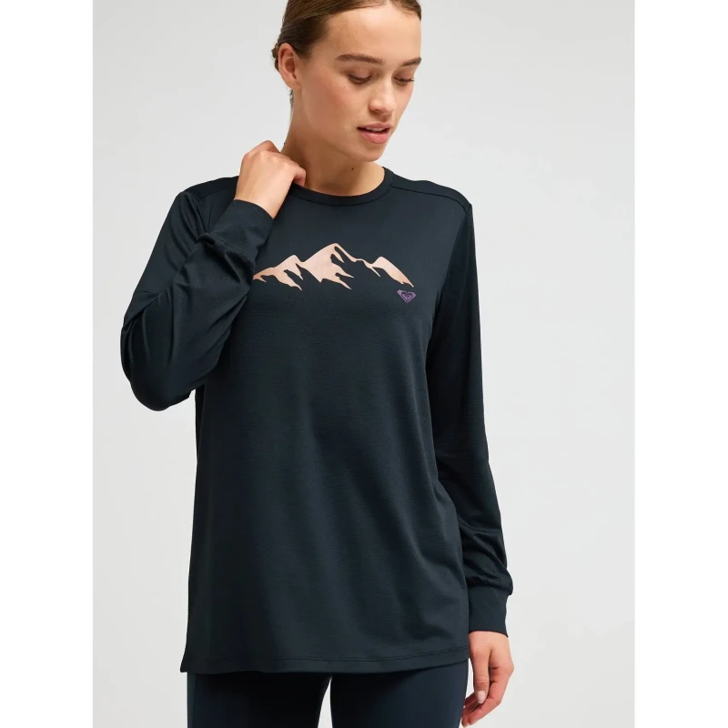 Image of Roxy Womens long sleeve T-Shirt Roxy Boundless Spirit Gris Female XL