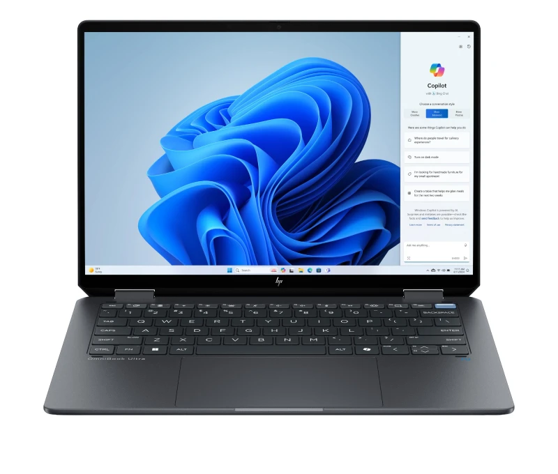 Image of HP OmniBook Ultra Flip 14-fh0004na 14" Next Gen AI Convertible Laptop - Core Ultra 7