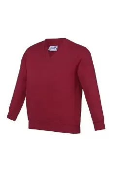 image of Academy V Neck School Jumper/Sweatshirt