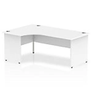 image of Impulse Panel End 1800 Left Hand Crescent Desk White