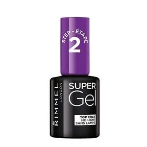 image of Rimmel Super Gel Nail Polish Top Coat Clear