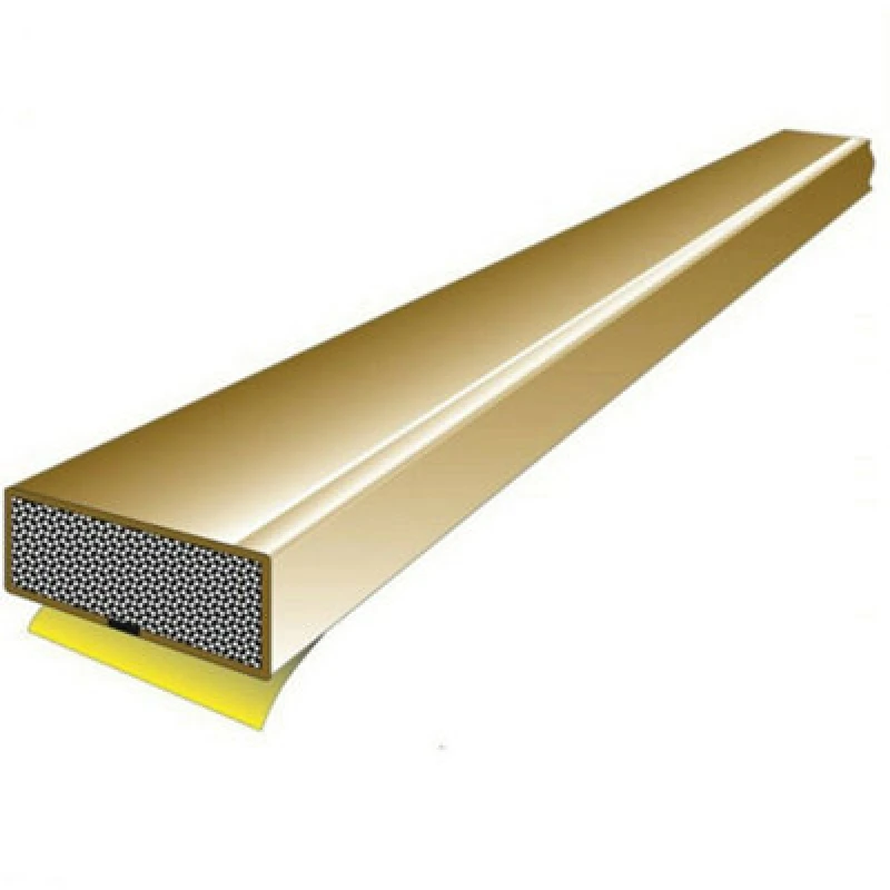 Image of Loops 5 PACK Fire Door Seal Strip 2100 x 10 x 4mm Intumescent Fire Stop Brown Brown