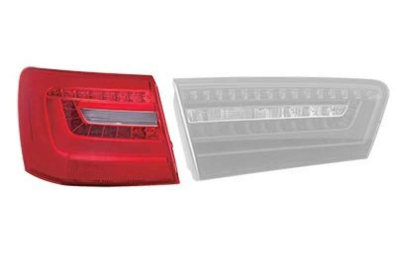 Image of VAN WEZEL 0343925U Rear light Outer section, with bulb holder, Left Combination Rearlight (391)