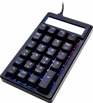 image of Ducky Pocket Blue Cherry MX RGB Color LED Mechanical Keyboard (DKPO1623ST-CUSPDAAT1)