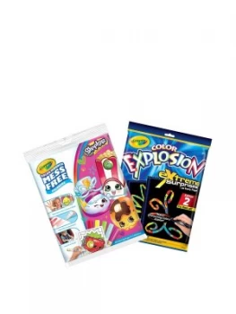 Image of Crayola Crayola Colour Explosion and Shopkins Bundle